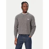 Guess Jeans Pulover M6BR01 Z1224 Siva Regular Fit