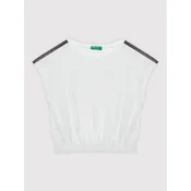 United Colors Of Benetton Majica 3I1XC102T Bela Regular Fit