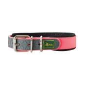 Hunter ovratnica za pse Convenience Comfort L 60 cm neon roza