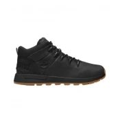 Timberland za moške. TB0A2PB40151 Usnjeni škornji Sprint Trekker Mid black (45), Črna, Ravna stran, Čipke, Priložnostno,