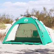 shumee Šotor za plažo za 2 osebi zelen za hitro postavitev vodoodporen