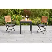 Gardenson VRTNA GARNITURA SANTORIN aluminij barve grafita, naravne barve