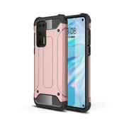 Robusten ovitek/etui/ovitek Rock za Huawei P40 - roza
