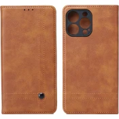 Ovitek Seam Book Xiaomi Redmi Note 14 Pro 4G - rjav