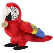Plišana igračka Rappa Eko prijatelji - Crvena ara papiga, 24 cm