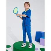 Sinsay - Pantalone s reflektujucim printom Active - plava