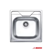 Livinox Ugradna sudopera LivEX176, 50x50cm, Sifon o90, Hrom