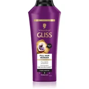 , Schwarzkopf Gliss Full Hair Wonder regeneracijski šampon za šibke lase 400 ml
