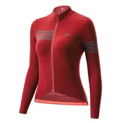 Ženski kolesarski dres z dolgimi rokavi Rockbros YPW065 TVI L - Rdeč