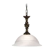 Elstead PB-P-BLK-GOLD - Luster na lancu PEMBROKE 1xE27/60W/230V