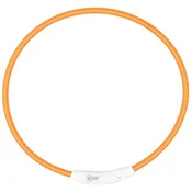 Duvo+ LED svetleca USB najlonska ogrlica narandžasta 65 cm