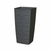 BLUMAX Cvetlični lonec Aurora Kvadrat 35x35x67, antracit