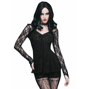 Ženska majica z dolgimi rokavi DEVIL FASHION - TT051