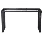 VEVOR Stojalo za pisalno mizo električno z dvema motorjema nastavljiva višina 126x68x70-117 cm črna