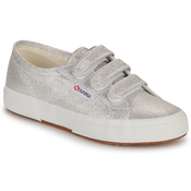 Superga  Nizke superge 2750 LAME STRAP  Srebrna