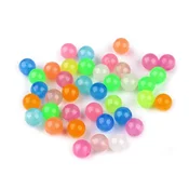 Plastične kroglice O10 mm, ki svetijo v temi - mešanica (20 g)
