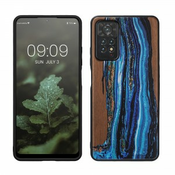 Drvena futrola za Xiaomi Redmi Note 11 Pro / Note 11 Pro (5G) - plava