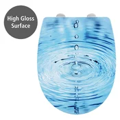 WC daska s automatskim zatvaranjem 38 x 45 cm Droplets – Wenko