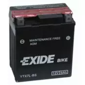 Moto akumulator BIKE YTX7L-BS 12V 6Ah EXIDE