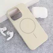 Maska Mag Case Nanobeats za iPhone 16 Pro krem