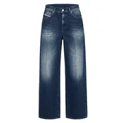 DIESEL Kavbojke Supersoft & Light Linen 2000 WIDEE-R temno modra