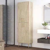 Hanah Home Višenamenski ormar Berlin A, 60 x200 x35 cm, Smedi