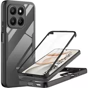 Hibridni Full body ovitek Techsuit ColorVerse 360 za Honor 400 Smart/Honor X7d 4G/X7d 5G - black