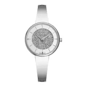 Ženski adriatica essence srebrni beli elegantni rucni sat sa srebrnim metalnim kaišem ( a3718.5113q )