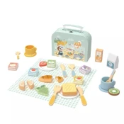 Tooky Toy: Set za piknik s košaro, leseni