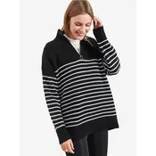 Bianco Lucci Pulover Pullover črna/bela