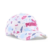 PUMA Essentials No. 1 Logo Printed Baseball Cap Youth, Accessories, Frosted Ivory/Little Forester Aop, KIDS