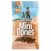 Ekonomično pakiranje Barkoo Mini Bones (poluvlažne grickalice) 4 x 200 g - losos