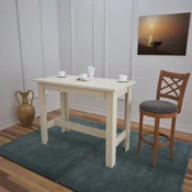 Aberto Design Trpezarijski sto Barra 120x93x60cm Hrast