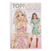 Top Model Dress Me Up veliki SUMMER FEELING, pobarvanka