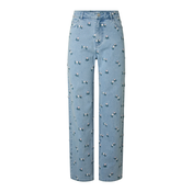 PIECES Kavbojke PCFlora moder denim/smaragd/roza/bela
