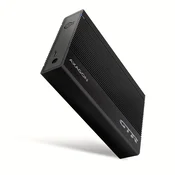 AXAGON EE35-GTR, USB-C 5Gb/s - SATA 6G 3,5 RIBBED škatla, črna