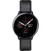Sat Samsung Galaxy Watch Active 2 44mm crni celik crni kožni remen SM-R820NSKASEE