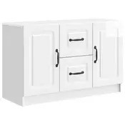 Kreveta s ladicama Bijela visokog sjaja 89 x 34,5 x 57 cm