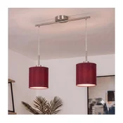 Brilagi - LED lestenec na kablu NUBILA 2xE27/60W/230V v pompejski rdeči