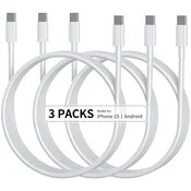 INF 5 paketov 2M podatkovnega kabla CTO C, kabel za hitro polnjenje PD60W, (5000276649)