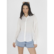 Brave Soul Srajca LSH-573KENDALL Bela Straight Fit