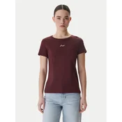 BOSS Majica Elove 50554696 Rjava Slim Fit