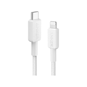 Anker 322 USB-C to Lightning braided cable 0.9m white