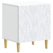 Nocni ormaric Bijela 43 x 34,5 x 50 cm Konstruirano drvo