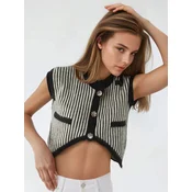 My fashion Top Strickoberteile črna