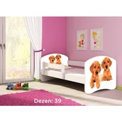 Deciji krevet ACMA II 180x80 + dusek 6 cm WHITE39