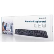 GEMBIRD KB-U-103-YU Standardna tastatura SRB (YU) layout black USB