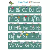 Mein Tafel ABC + Meine Zahlen-Tafel von 1-20 Druckschrift