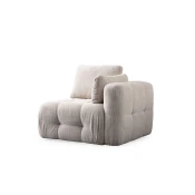 Atelier del Sofa Fotelja Amaris 1R, 100 x 100 x 65 cm, Krem