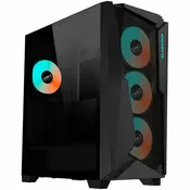 C301 GLASS BLACK, Mid Tower, up to E-ATX, CPU Height : 170mm, GPU Length : 400mm, PSU Length : 180mm, Up to 360mm Liquid Cooling Compatible
